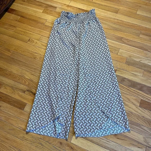 Abstract Pattern Palazzo Pants - Picture 4 of 6